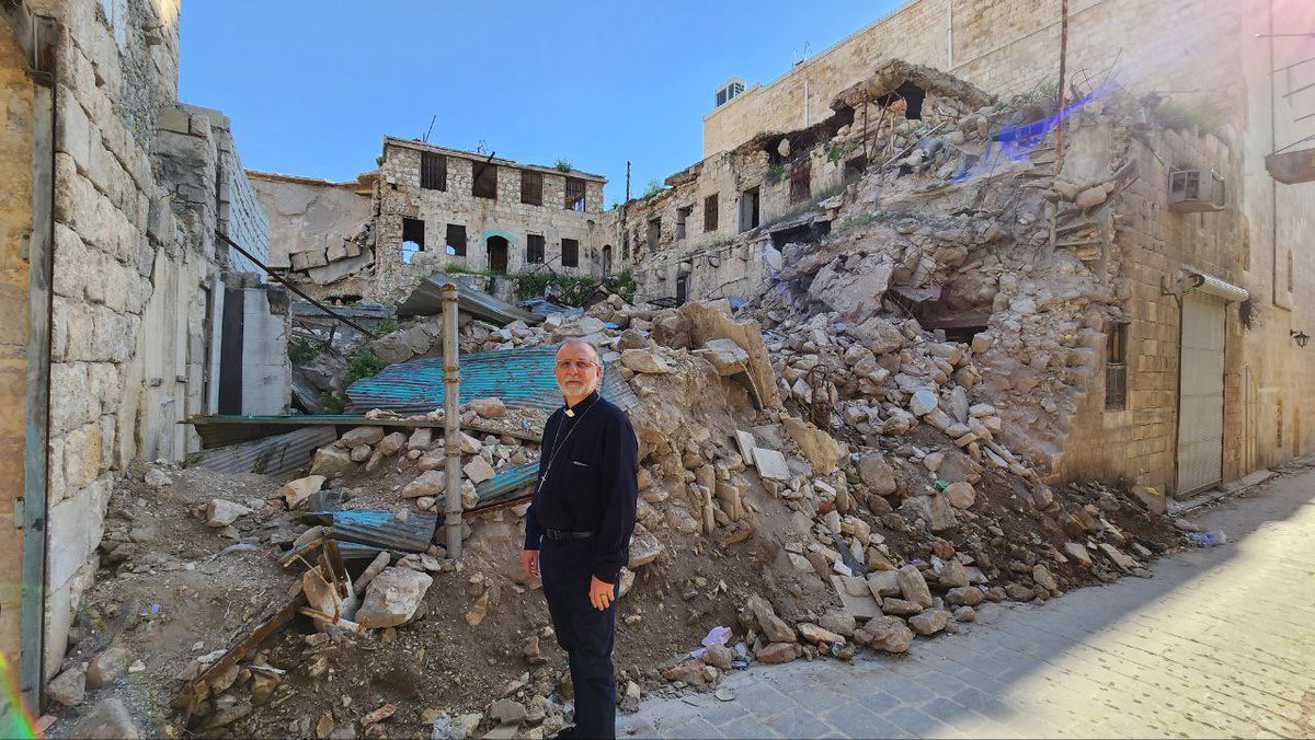 Heartbreaking visit to Aleppo, #Syria after more than 12 years of war and devastating earthquake. We are here to be peace makers and train young Ambassadors for Peace here.
<a href="/churchofengland/">The Church of England</a> <a href="/ChurchesEngland/">CTE</a> <a href="/Oikoumene/">World Council of Churches (WCC)</a> <a href="/WCCassembly/">WCC Assembly</a> <a href="/TalkTV/">Talk</a>