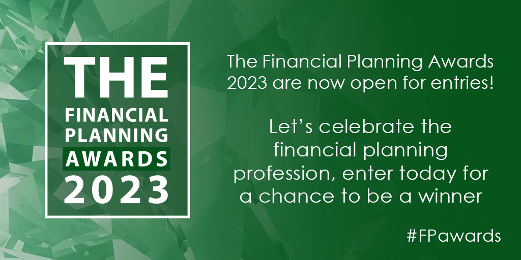 CISI's tweet photo. The Financial Planning Awards 2023 are open for entries! We really enjoy celebrating the financial planning profession, find out all the details and enter yourself, your firm, or nominate someone else for an award: https://t.co/SahCG3ZoSF
#FPawards #financialplanning #success https://t.co/d1n3IZSL0c