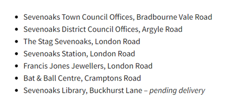 The STNP is due to be voted on by Sevenoaks Town residents via Public Referendum on 4th May 2023.

Printed copies of  both the Sevenoaks Town Neighbourhood Plan (STNP) Referendum document, as well as a summary document are now available to pick up from the following locations: