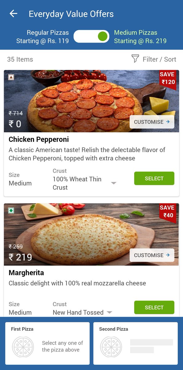 biswajitkayshap's tweet photo. Even the rerms and conditions are so small that it can't be read.
Why is the reason that some people are paying more and some less?
Moreover there is also a bug of Chicken Pepperoni at INR 0.

Please make the necessary changes if thats a bug. https://t.co/Wor8cb4epu