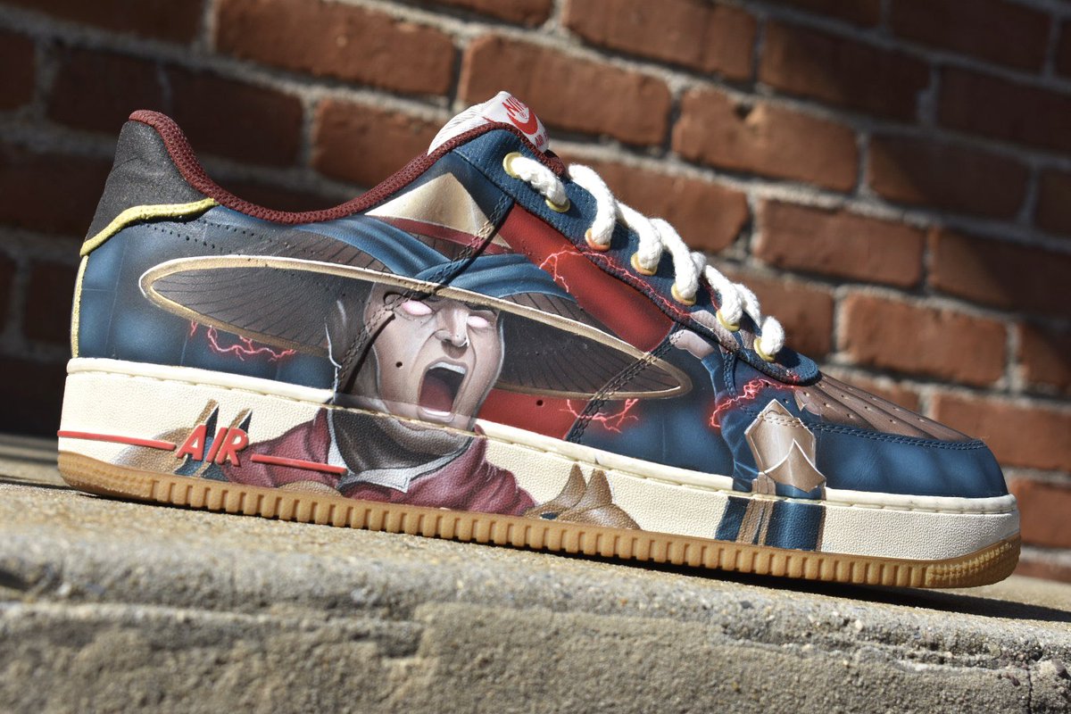 KyngRed_Kustomz's tweet photo. MK11 AF1 customs.. @AngelusBrand @noobde @MortalKombat #artist #art https://t.co/uQb0bnQv7O