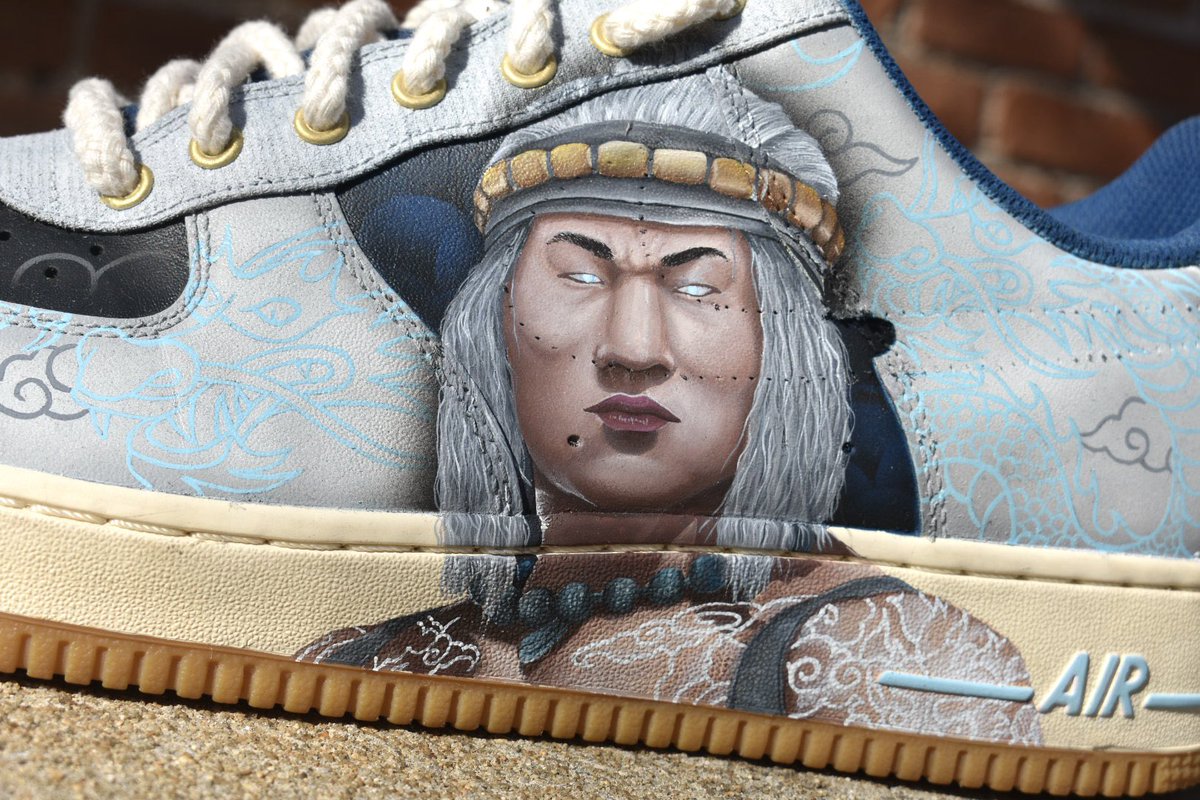 KyngRed_Kustomz's tweet photo. MK11 AF1 customs.. @AngelusBrand @noobde @MortalKombat #artist #art https://t.co/uQb0bnQv7O