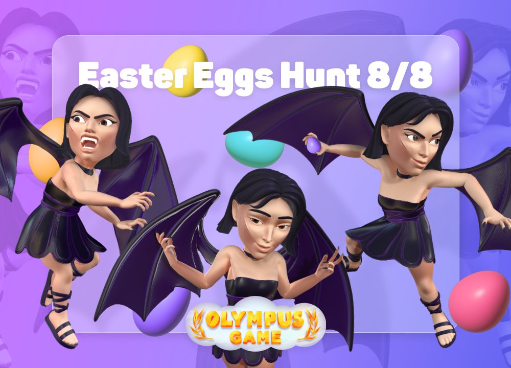 OlympusRaid's tweet photo. ✨ Easter Eggs Hunt 8/8 ✨

The hunt will be over soon, Olympians 🐰

It's time to count the TOTAL amount of eggs on all 8 images in the thread 🤩 Reply under this tweet with your answer.

You have 24 hours to post your reply! https://t.co/hx4QhqqC6m
