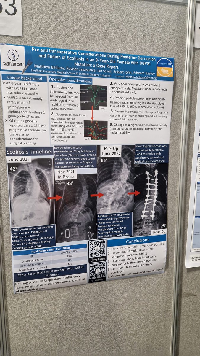 More amazing work by the East Midlands. Celebrating success at BritSpine. #EMSN