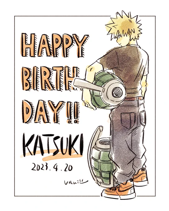 かっちゃん誕生日おめでとおおおおおおおおおお!!!!!!!ぅ愛してる!!!!!!!!!!!!

#爆豪勝己誕生祭2023 #爆豪勝己生誕祭2023 