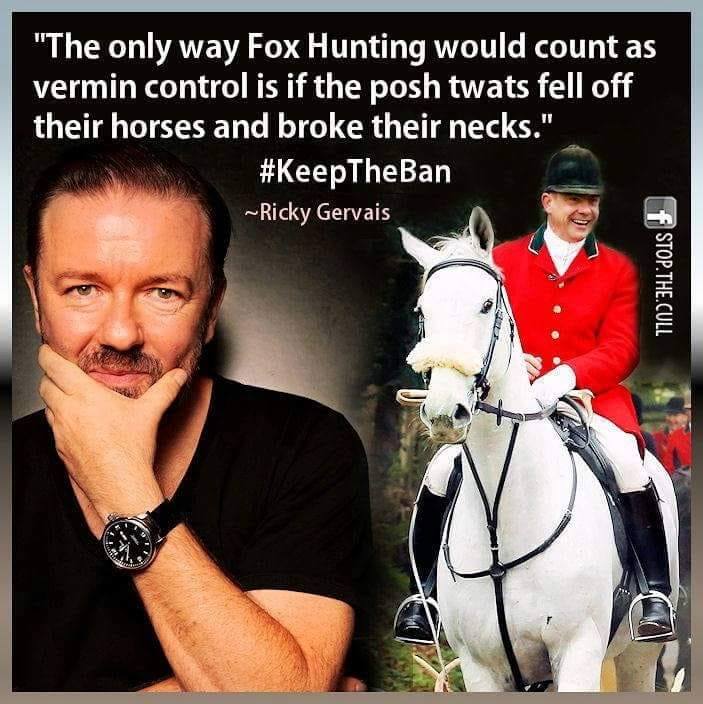 #HUNTING RETWEET if you agree fox hunting should be banned. @domdyer70 @rickygervais @ChrisGPackham @PeterEgan6