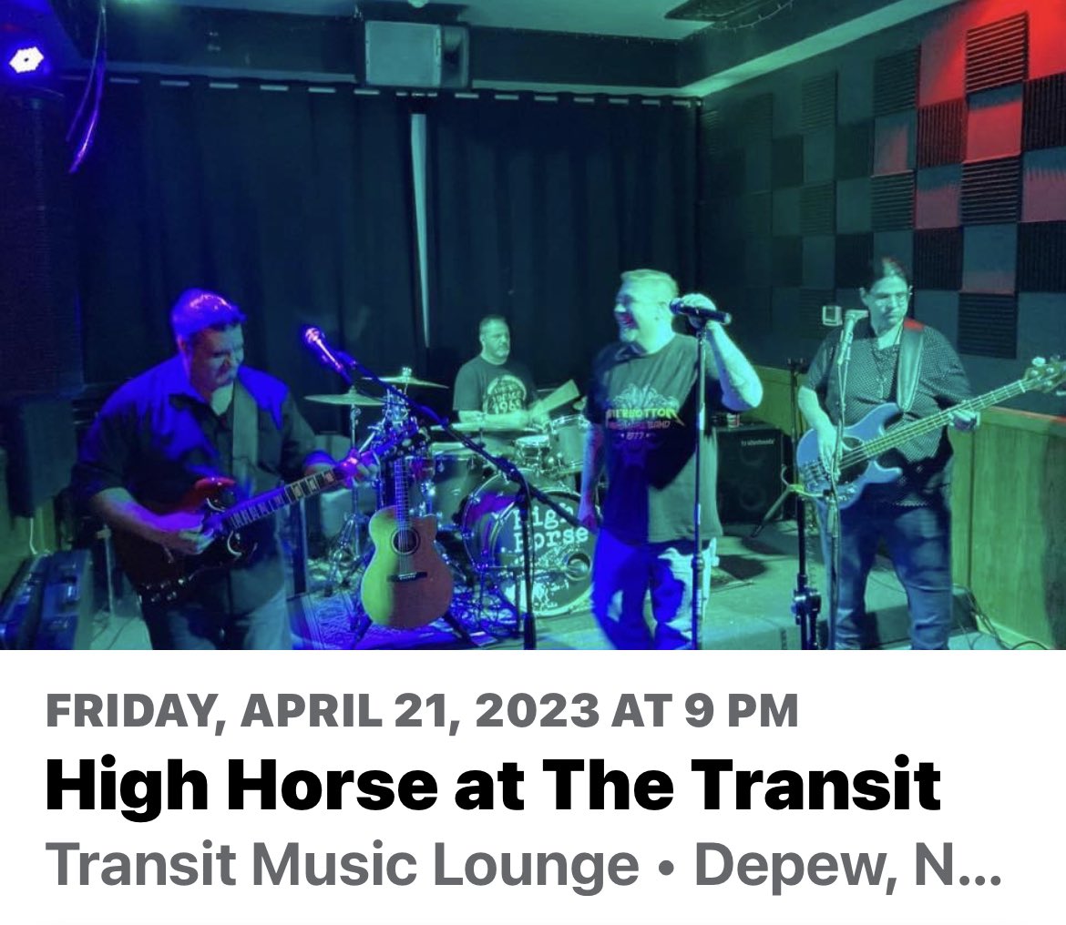 BelskySandy's tweet photo. High Horse this Friday at 9pm https://t.co/gAvM2yt2tO