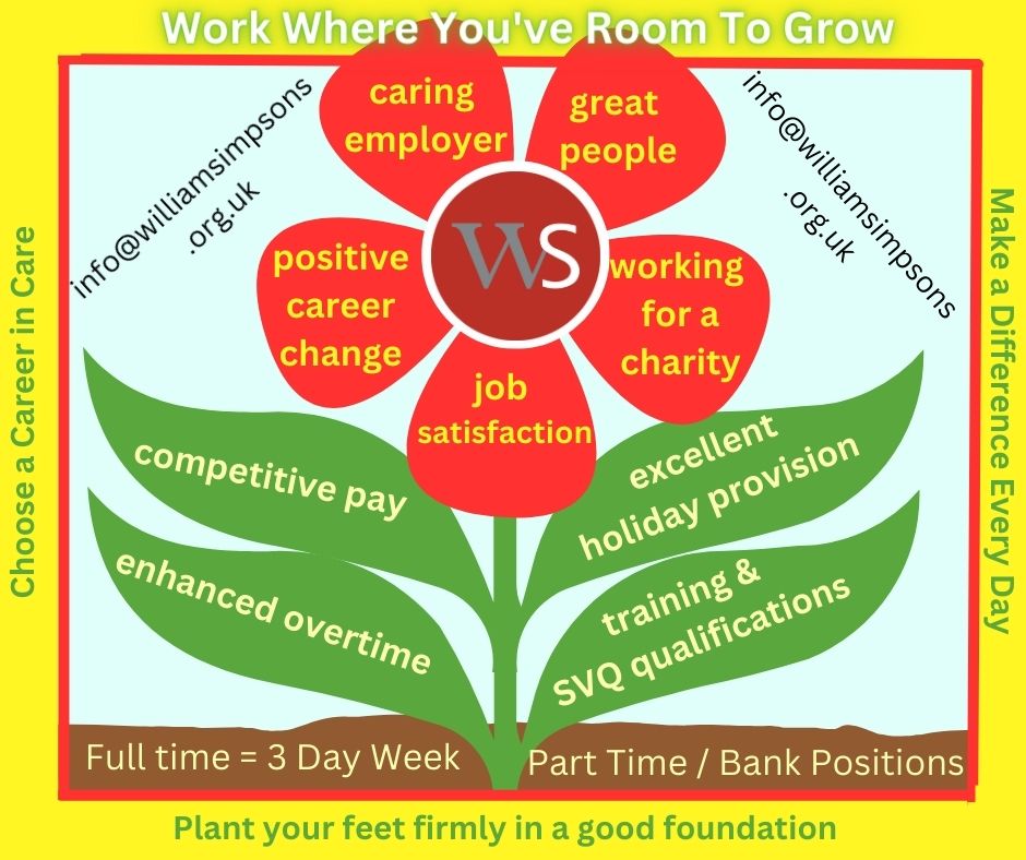 WSCareHome's tweet photo. Why just go to work when you can love the work you do!  Find your #workhome at @WSCareHome with great opportunities to #growyourcareer, whether you're a seasoned #careprofessional or are coming fresh to #care contact us! #recruitingnow #socialcarejobs #forthvalleyjobs #workincare https://t.co/j2NYkRyek0