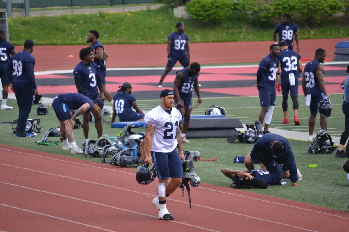 Ben__Grant's tweet photo. The #Argos will return to the University of Guelph's Alumni Stadium for 2023 Training Camp and their final preseason game vs the REDBLACKS on June 1st. Rookie Camp kicks off May 10th. #CFL https://t.co/kNEFNKWzQl