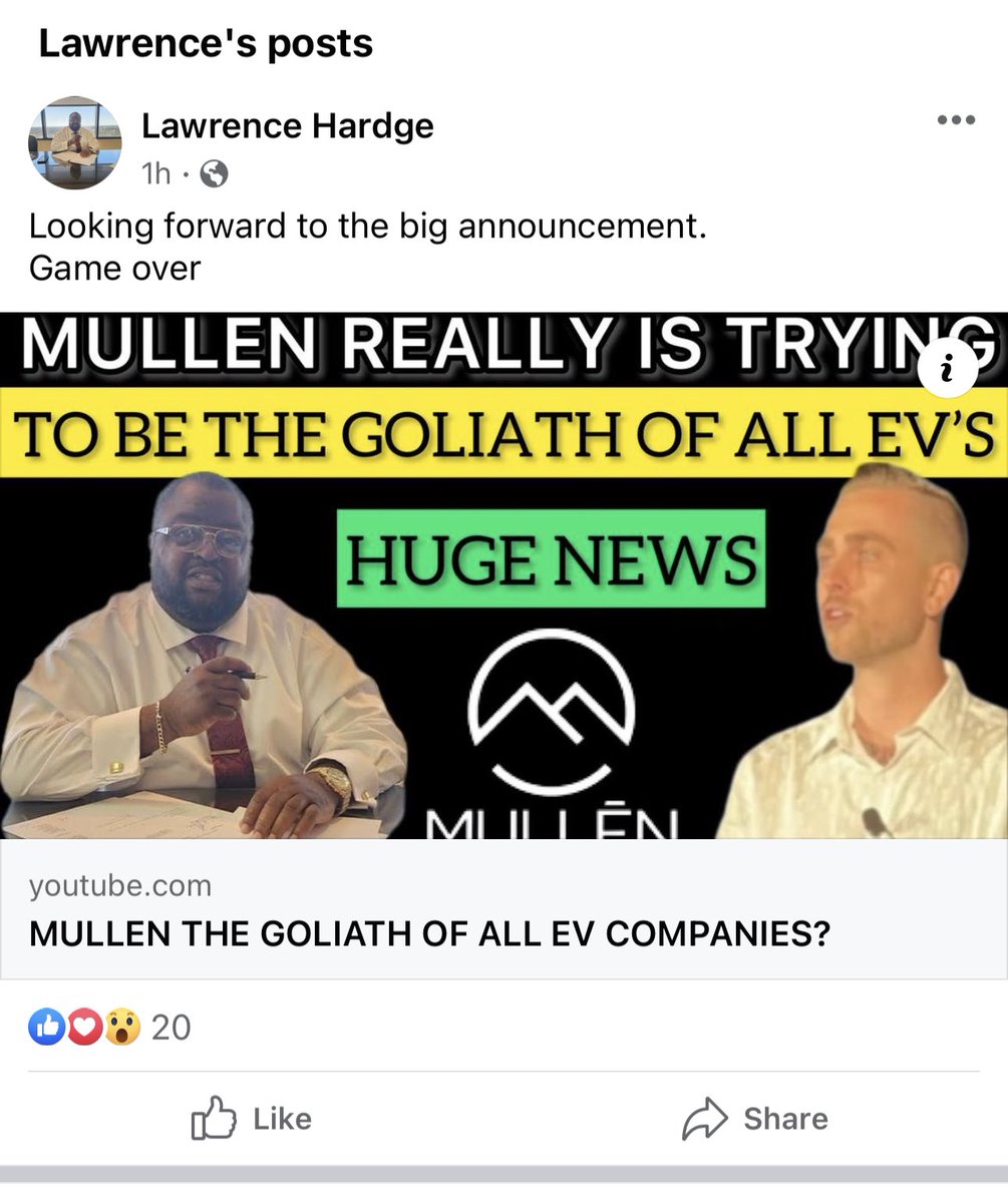 casey_gossett's tweet photo. $MULN CEO of EV Technology shared @Businesssdad video and said “
Looking forward to the big announcement. Game over. ” what on earth does this mean 👀 https://t.co/EWV9VpMoaM