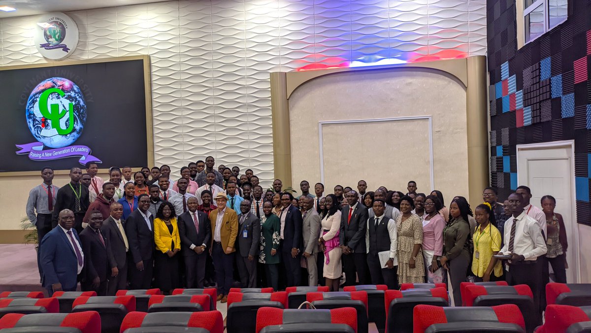 CUHEBRON's tweet photo. Management of @CUHEBRON received a delegation from the @USinNigeria towards the opening of #AmericanSpaceCentre in #Covenant with the goal of engaging, educating &amp; empowering professionals through advising resources, workshops, skills development, cultural and alumni engagement https://t.co/d7wkJA0fLH