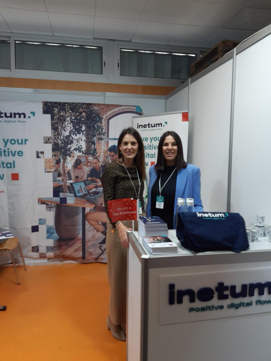 inetum_es's tweet photo. 🚀 Éxito de #expoTALENT, la XIX Feria de Orientación y Empleo de la @UniversaUnizar.
Desde @inetum_es hemos colaborado con una charla, entrevistas y un stand para ayudar y resolver dudas a los estudiantes.
#talento #universidad
#Inetum #LiveYourPositivedigitalflow https://t.co/9rkduYNUdz