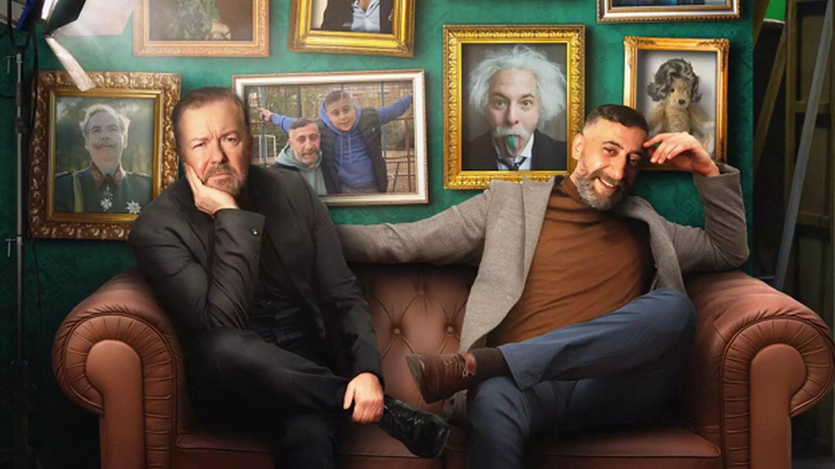 serienjunkies's tweet image. German Genius: Trailer zur Serie mit Ricky Gervais und Kida Ramadan #GermanGenius serienjunkies.de/news/german-ge…