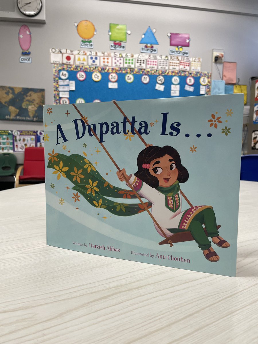 Got your sweet book @MarziehAbbas @anumationart A Dupatta Is for my class. ❤️📚