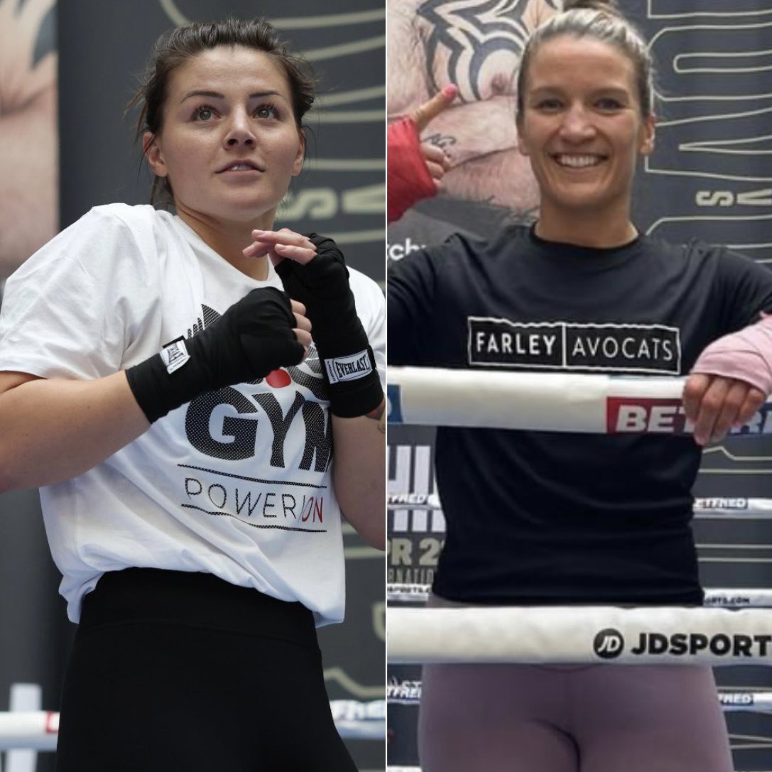 BoxingDIRT's tweet photo. Public workouts ✅ 

Two WORLD titles on the line this Saturday!

🏆 IBF Super-Featherweight World Title
🇹🇯 Shavkat Rakhimov (c) vs. 🇬🇧 Joe Cordina

🏆 WBO Welterweight World Title
🇬🇧 Sandy Ryan vs. 🇨🇦 Marie-Pier Houle

#Boxing #RakhimovCordina #RyanHoule https://t.co/oLRFr8ufFd