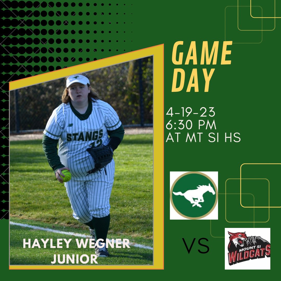 GAMEDAY at Mt Si, 6:30pm. #gomustangs🐎