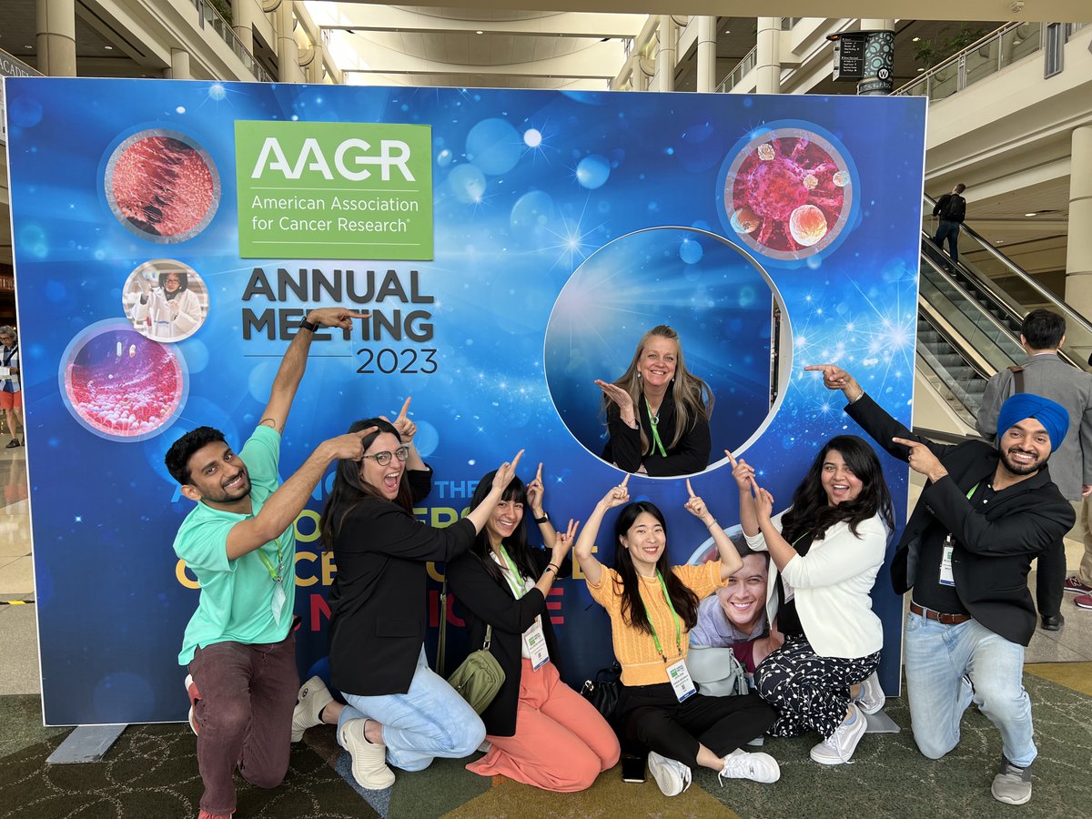 AndreaKasinski's tweet photo. Rounding out a Great week in Orlando at #AACR2023. It was truly an honor to disseminate the outstanding work of the lab and to learn about the many new discoveries advancing therapeutics for patients inflicted with this disease. @PurdueBiolSci @PUCancerInst @PurdueCellMol https://t.co/JayrT6Amtz