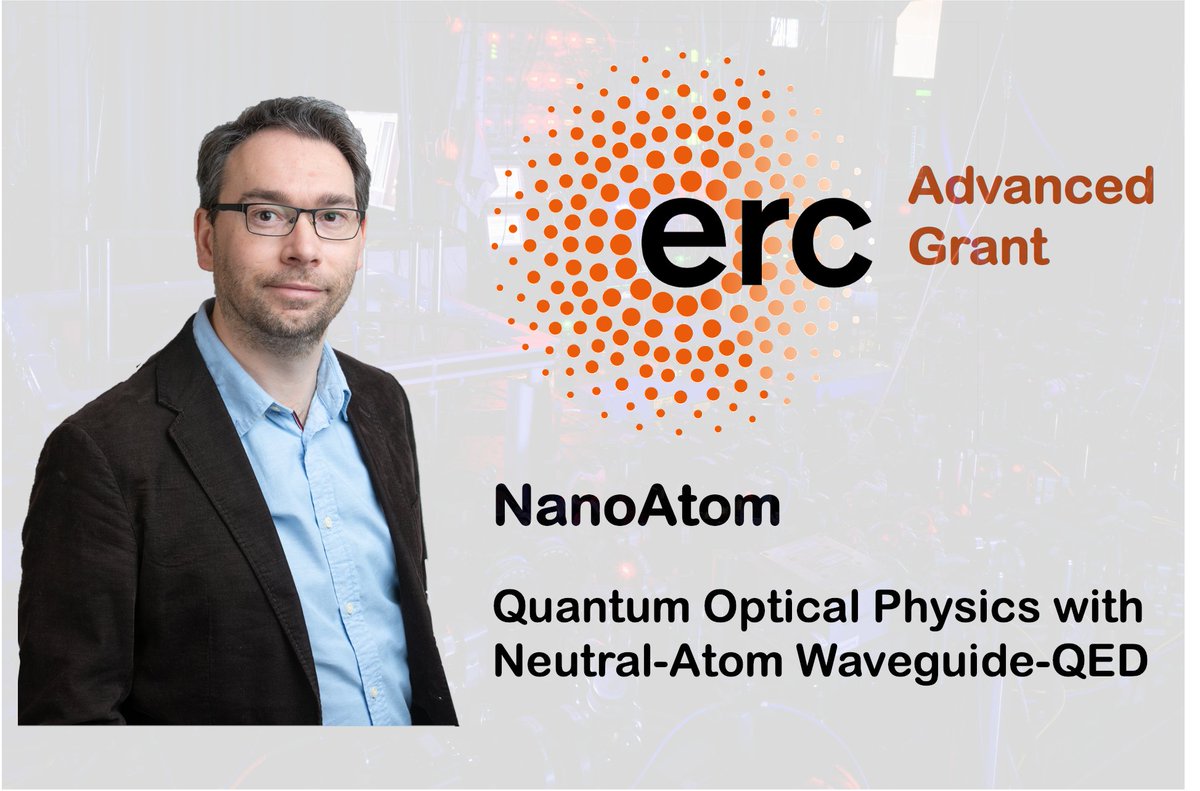 👏Congrats to Julien Laurat and to the whole team!

The #NanoAtom @ERC_Research project will focus on the emerging waveguide-QED field of research

🚀5 very exciting years ahead! 

@lkb_lab @Sorbonne_Univ_ @INP_CNRS