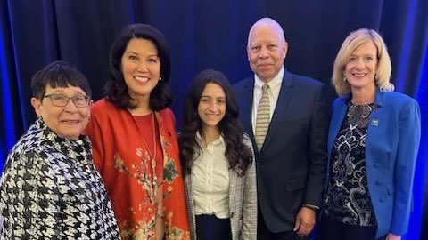 EllenNeufeldt's tweet image. Today is @CalState Advocacy Day! I am thrilled to showcase the transformational impact of our work at @CSUSM. A wonderful kick-off this a.m. featured @CalState leaders, @SenAlexPadilla, @RepRobertGarcia! Proud to be here with @ASI_CSUSM Pres Julia Glorioso!