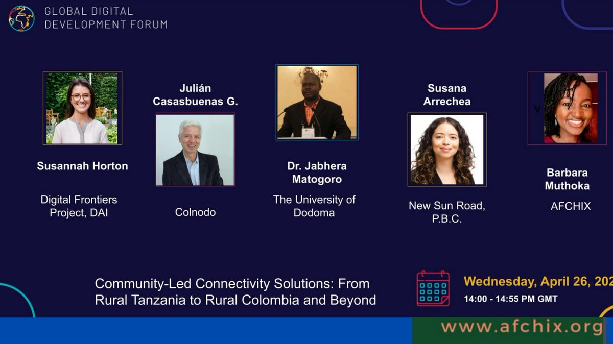 afchix_network's tweet image. Join the  the upcoming virtual Global Digital Development Forum  #GDDF2023. Discussion topics  include challenges with the regulatory environment, opportunities for inclusion, innovative business models etc. April 26-27 2023 - Register for free here  digitaldevforum.com/about