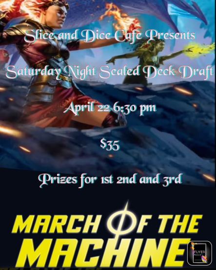 SliceandDiceGC's tweet photo. This Saturday! If you don't know what a sealed is, check out this link! Its really fun. https://t.co/BduLsoPwyX

You will have between 630-7 to construct your deck so get there early! https://t.co/o9XTrEe6n8