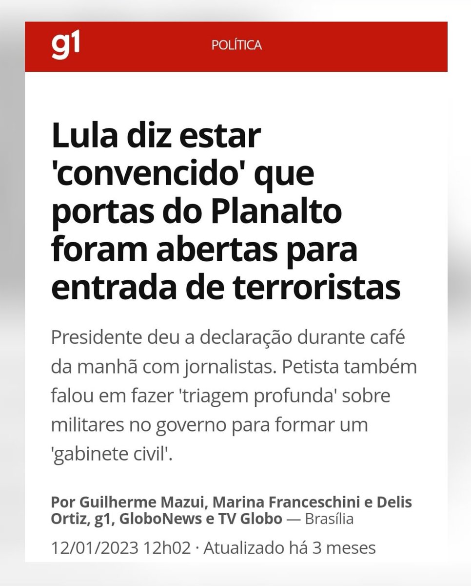 _jckr's tweet photo. @CanalDoOtario @CanalDoOtario Ministro foi escolhido pelo Lula (foi chefe de segurança nos outros dois mandatos), mas a quase totalidade da equipe do GSI era remanescente do Heleno. https://t.co/4LKcMGtwxR
