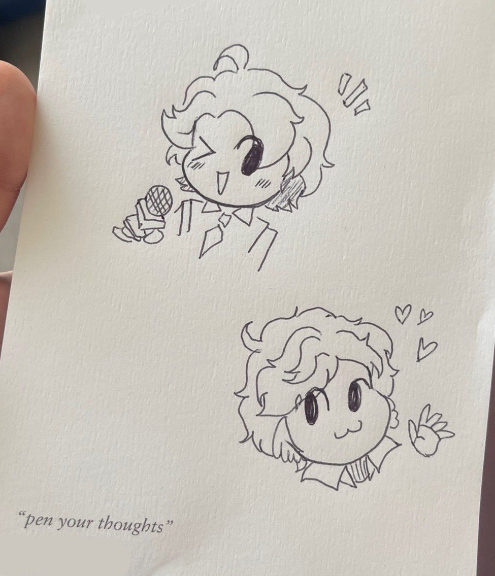 bluinica's tweet photo. Just have 3 minutes break from my hectic schedule…

*quickly doodle my favorite boys atm 💕* https://t.co/GwSEP5UCMa