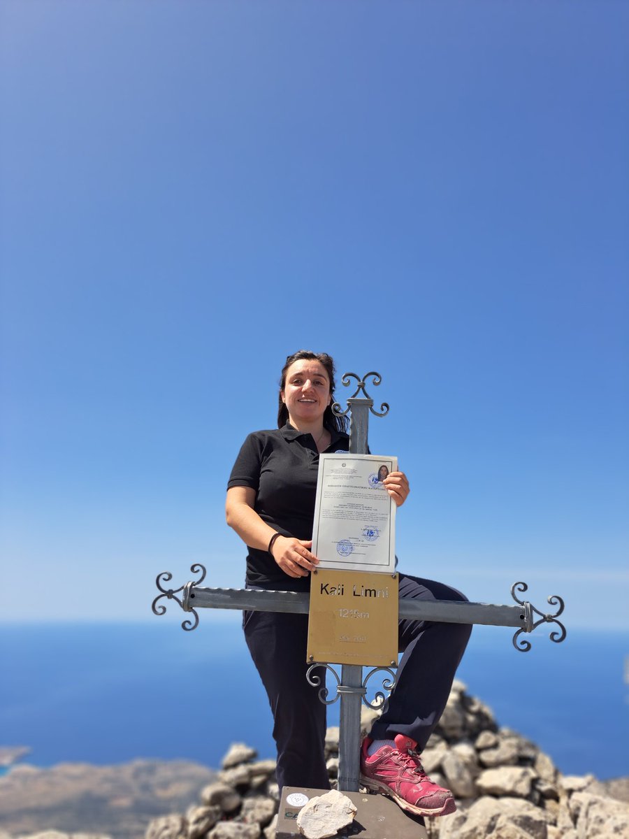 Very happy and proud of completing two years of studying and hiking with experts and getting our Certification as a Mountain Guide!!
It's very important to be professionals on tourism and ensure your safety during your vacation!
We keep up the good work!

#karpathosisland