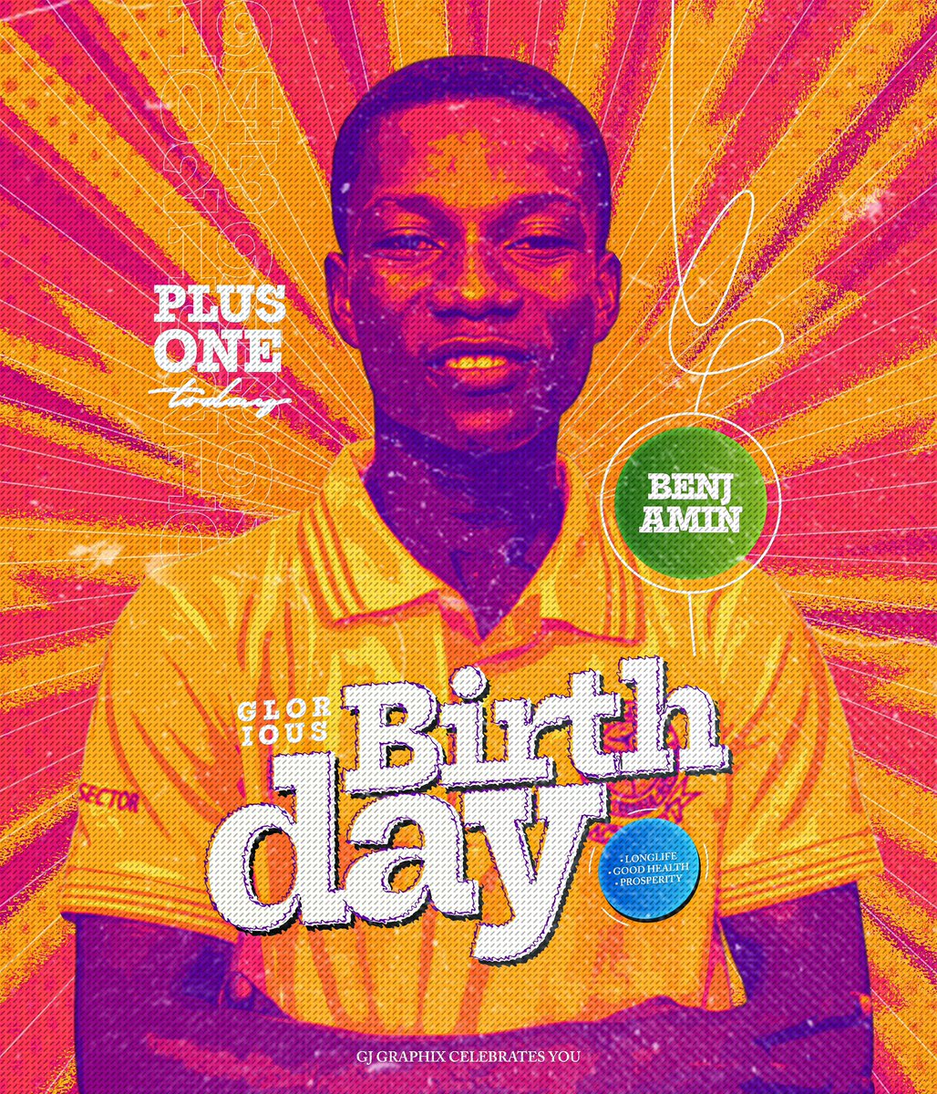 gjgraphix's tweet photo. Happy birthday bro.
Here is a birthday flyer I created for my buddy.
Let me know what you think about this fellow creatives๐
#birthdayboy #birthdayposter #birthdayflyer #gjgraphix #birthdaycelebrantoftheday https://t.co/UTvSLKPgAh