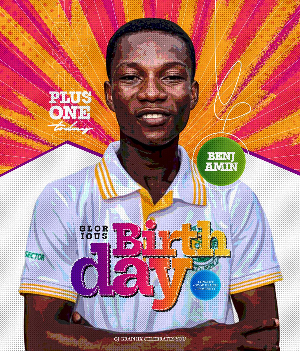 gjgraphix's tweet photo. Happy birthday bro.
Here is a birthday flyer I created for my buddy.
Let me know what you think about this fellow creatives๐
#birthdayboy #birthdayposter #birthdayflyer #gjgraphix #birthdaycelebrantoftheday https://t.co/UTvSLKPgAh