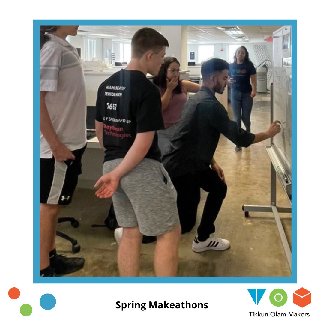 TikkunOlamMakrs's tweet photo. THREE TOM communities at Florida International University (FIU), The University of Michigan, and Georgia Tech University led Makeathons on their campuses. 

#TikkunOlamMakers #TOMcommunity #TOMglobal #WonderfulWednesday #MakersMovement #TOMmakeathon #TOMuniversity #TOMfellowship https://t.co/xrxmtkPLg5