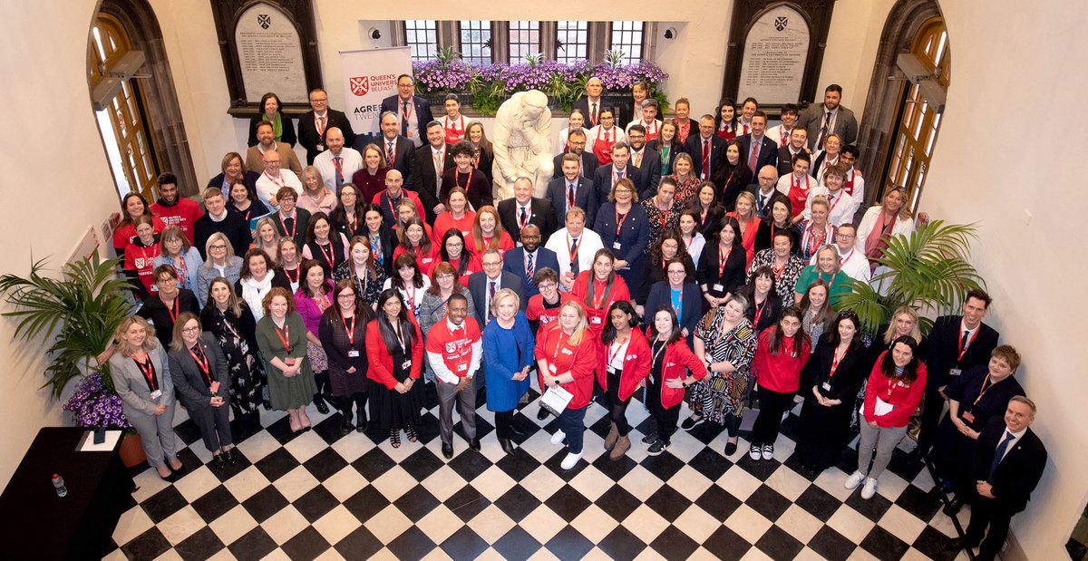 Congratulations to this outstanding team who organised #Agreement25.

Under the leadership of @ryanjfeeney they delivered an excellent global showcase for Northern Ireland.

Thank you @HillaryClinton for your leadership and support. I am very proud of @QUBelfast staff #LoveQUB