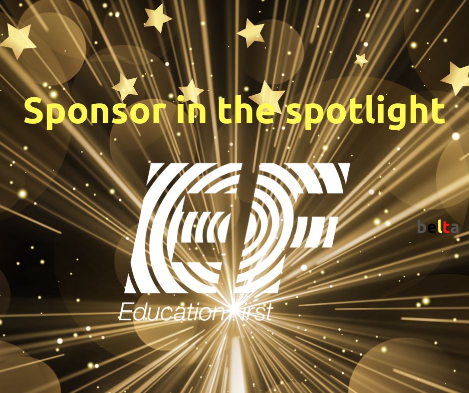 When you come to BELTA Day on Saturday, pay a visit to the many stands of ELT companies that are present in the Exhibition Hall.
We would like to put another one in the spotlight: 𝗘𝗱𝘂𝗰𝗮𝘁𝗶𝗼𝗻 𝗙𝗶𝗿𝘀𝘁! <a href="/EF/">EF Education First</a> 
beltabelgium.com/news/sponsor-i…