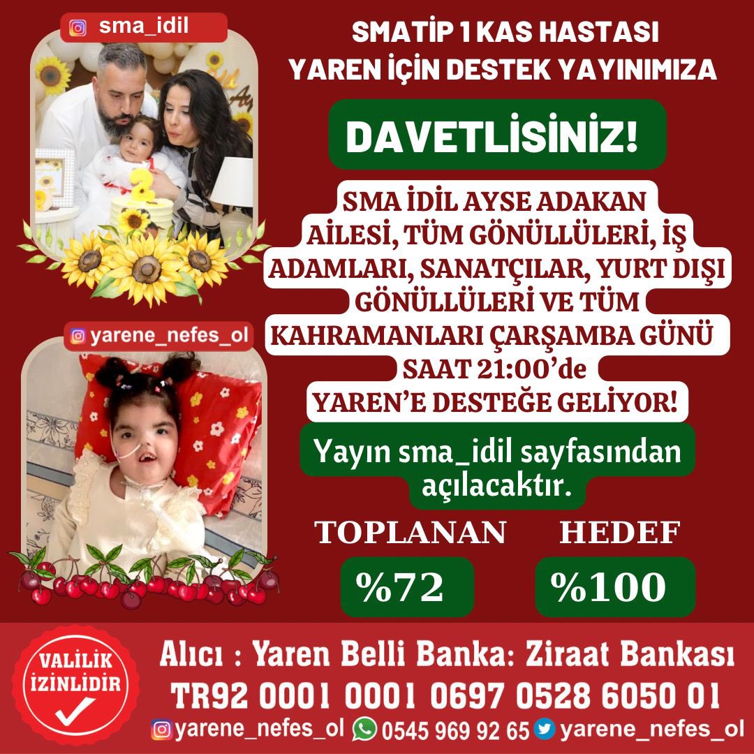 BU AKŞAMKİ YAYINDA LÜTFEN BİZLERE DESTEK OLUN YAYIN İNSTAGRAM SAYFAMİZDAN AÇILACAK instagram.com/sma_idil?igshi…