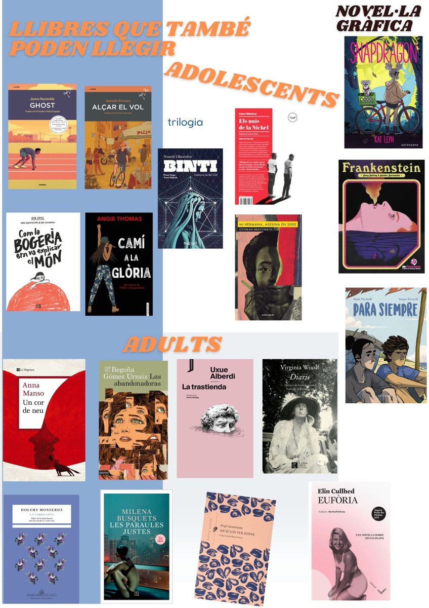 plafarreras's tweet photo. Per Sant Jordi, la Biblioteca del Plafa ens recomana llibres per a totes les edats 📚🌹
#SantJordi2023
#PlaFa2023 
#SomelPlafa https://t.co/XewrvDV5FB