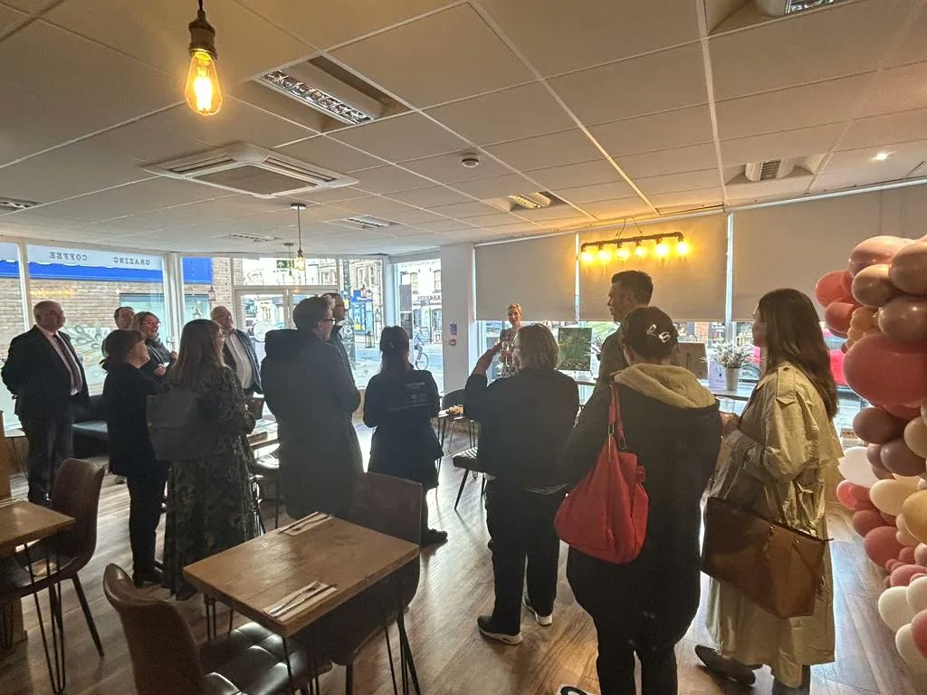 LoveNewmarket's tweet photo. Thank you to those who attended our first networking event of the year last week. Thankyou also to Liga from West Suffolk College &amp; Julie from FSB for coming along, &amp; to The Graze Kitchen for hosting. If you would like to attend our next event email manager@newmarketbid.com. https://t.co/Y5BKRzQ251