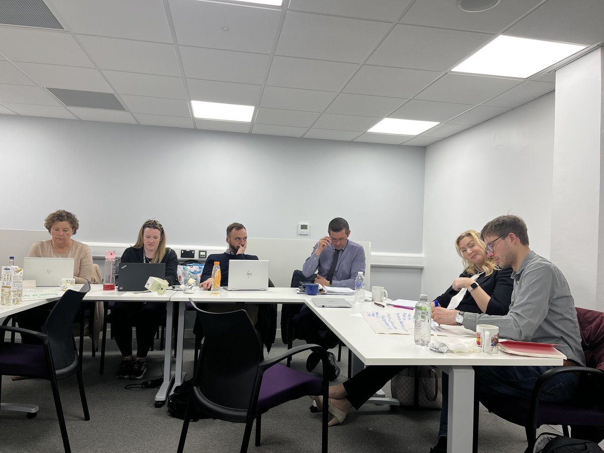 LauraRichardsDu's tweet photo. A great strategy day today with Wales IOM partners, focussing on measurable outcomes and what we strive to achieve in collaboration @TraceyWorth1 @PS_Wales #IOMCymru #reducingreoffending #enhancedservice #publicprotection #rehabilitation #outcomes #neighbourhoodcrimestrategy https://t.co/mDliDTIWWL