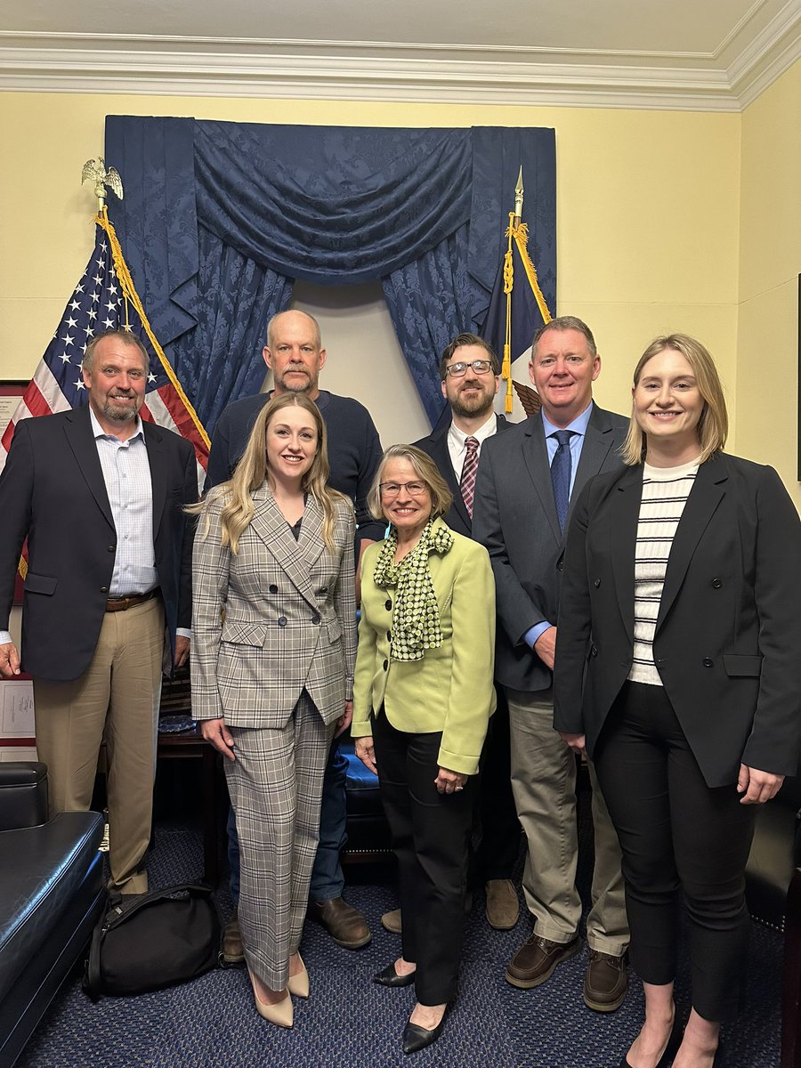 I appreciate folks from the Iowa Natural Heritage Foundation stopping by to talk about their conservation efforts and priorities for the upcoming Farm Bill. Gathering outside insight is critical as we draft this important legislation.