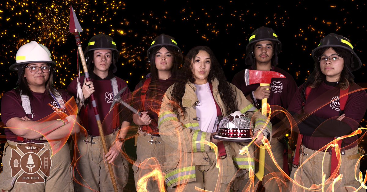 Ballot is out for 23-25 Fire Tech Officers, pic is our current Command.  See Google classroom for more info. Thanks to Mr Hernandez for the photo.