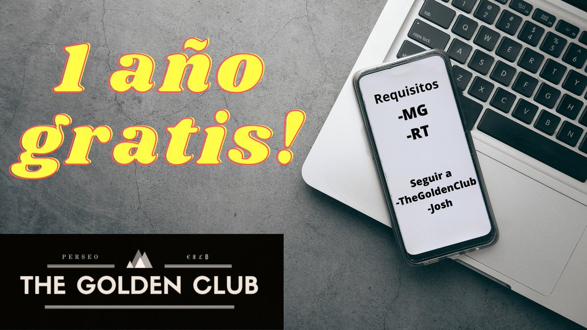 SORTEO de una plaza gratis durante 1 año 

Requisitos: 
-Seguirme a <a href="/TheGoldenn_Club/">.</a> y a mi <a href="/josh_traderr/">Jossh</a> 
-MG y RT ❤️
-Mencionar a un amigo en los comentarios

En 48h se cierra el sorteo (viernes 18:30 pm🇪🇸)

Mucha suerte bullets😉