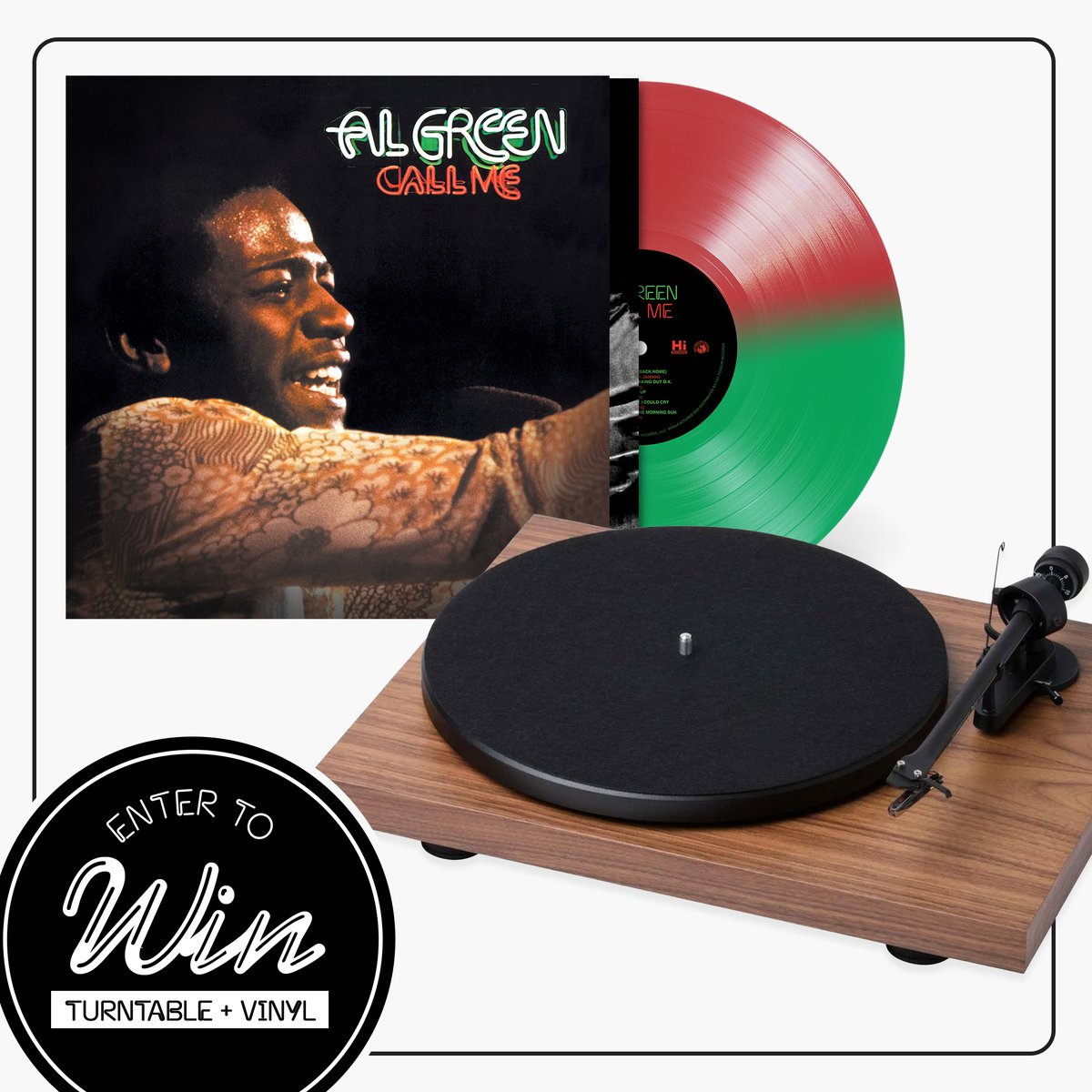 CONTEST ALERT! With a little help from our buddies at Project USA we’re giving away a Pro-Ject Debut III Phono SB Turntable so one lucky winner can enjoy a fresh print of “Call Me” for the 50th anniversary of the timeless Al Green album. Enter now. ffm.to/algreen-callme…