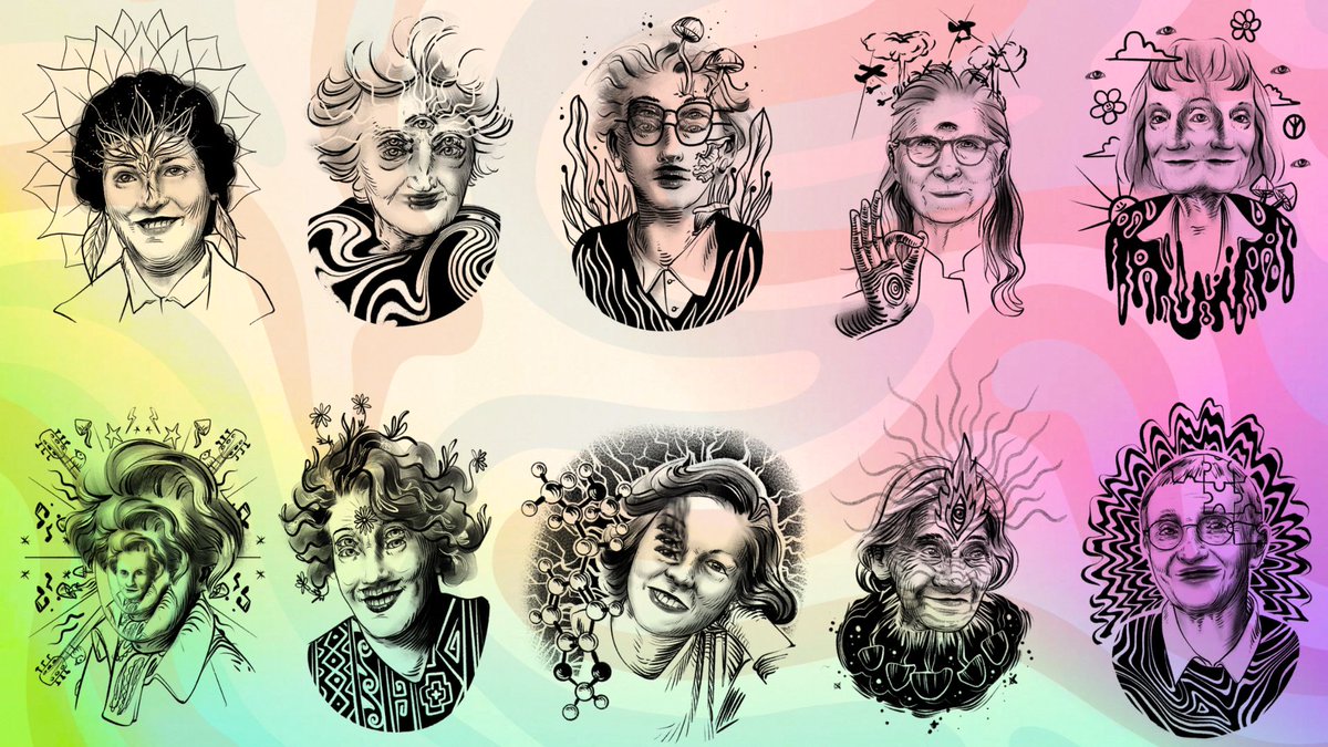 FatherMcKennaa's tweet photo. Incredibly excited to announce my first article for @Tripsittermag "The Top 10 Most Influential Women in Psychedelics" which features some incredible artwork.

Link in next tweet (and my profile) because of the algorithm👇 https://t.co/YAfeG0vC91