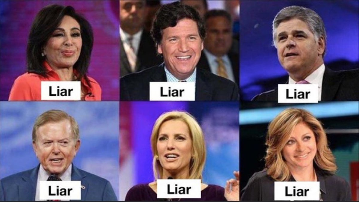 BerlinerSpeaks's tweet photo. Breathe deep the FOX "News" legacy. It was never about news. It was designed to suck ratings and profit from the gullible, absent of cogent though and weak-minded among us. #MAGACult It's not too late, people. STOP BEING LED BY THE NOSE. #stopbeingafool #FoxLies #Newsmax  #OAN https://t.co/Qki8vwyUxK