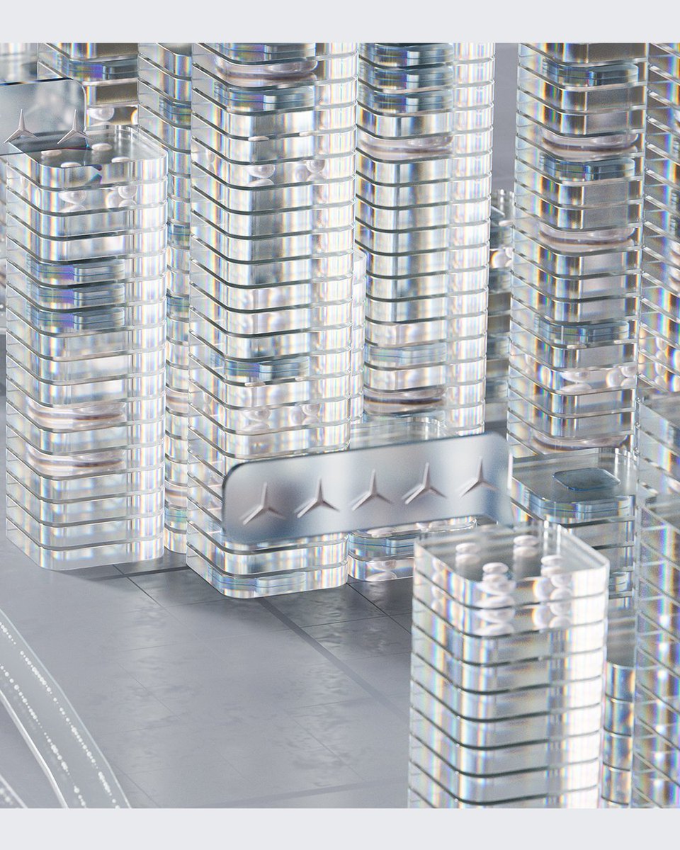 We've been enjoying layering glass lately. 

Turns out it makes our renderfarm behave like a central heating unit. Win-win. 

#cgi #digitalart #motiondesign #motiongraphics #refractions