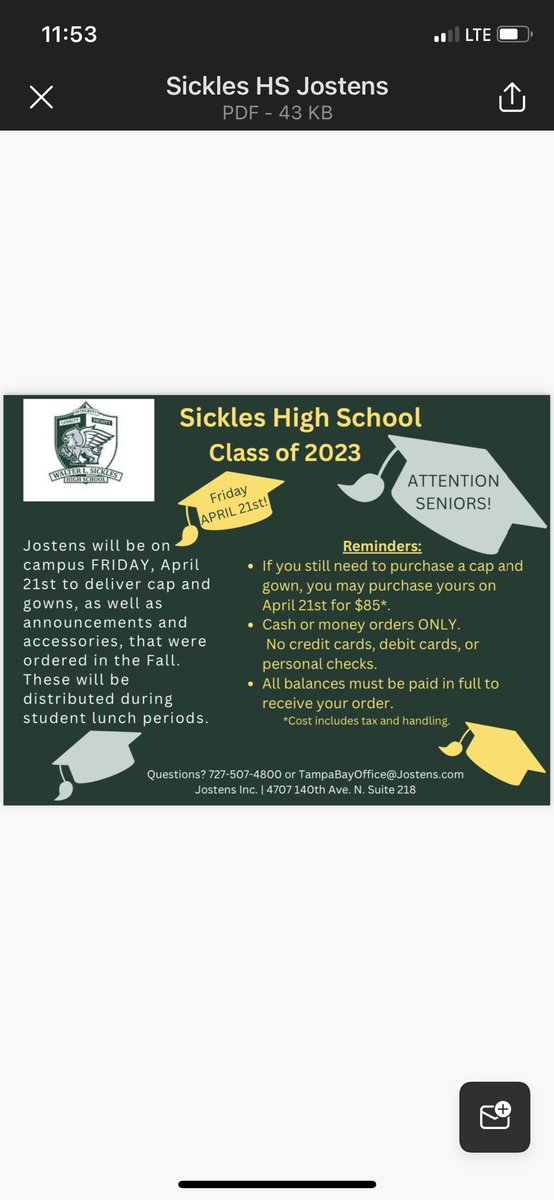 Attention Seniors:
