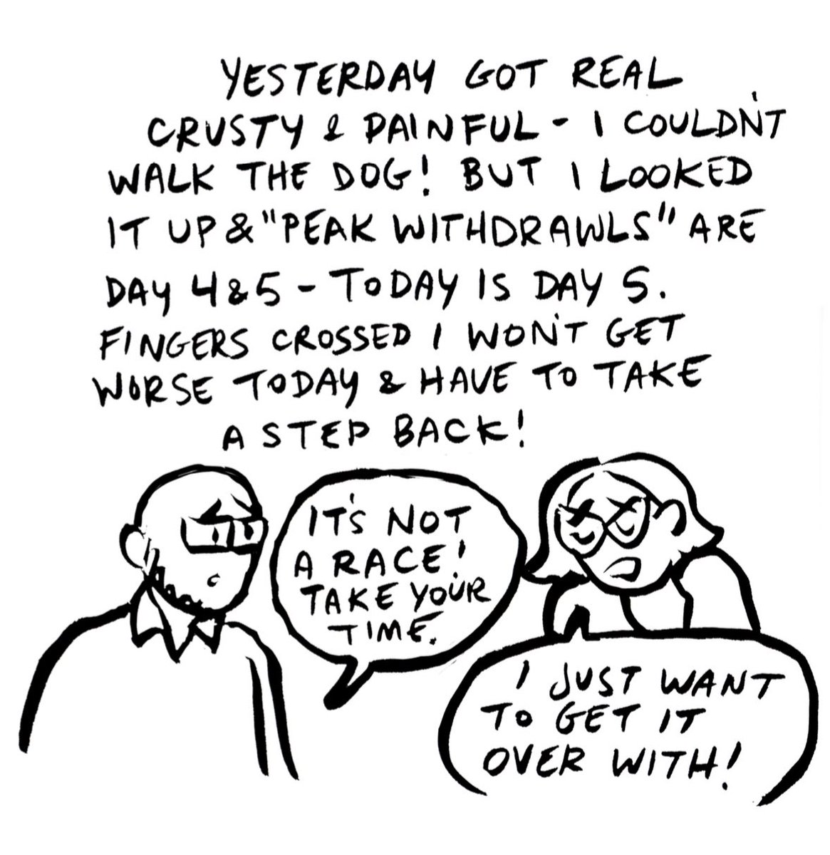 My Paxil Withdrawal Diaries - March 10, 2023. Past me, you’re nowhere near the peak! Quit looking medical stuff up online! #autobiocomic #journalcomic #paxilwithdrawal