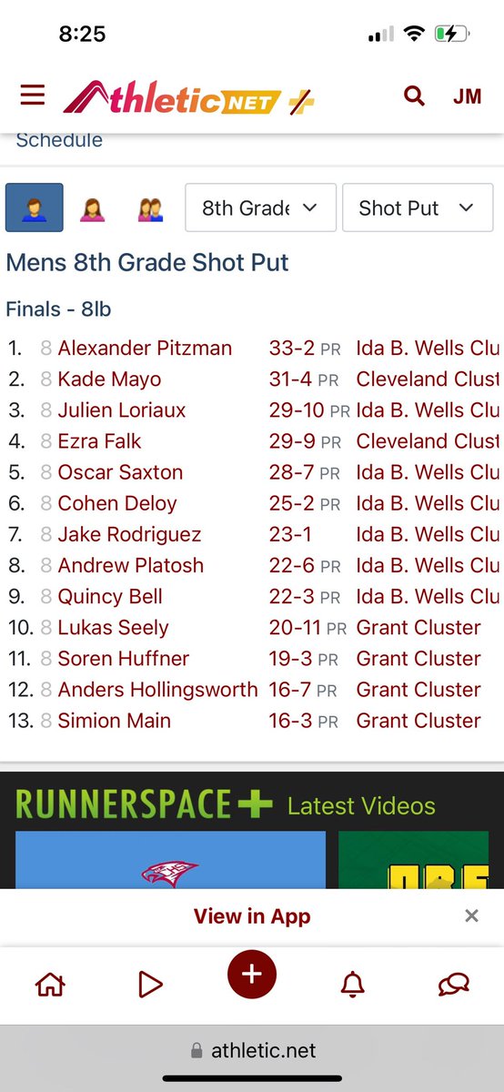 That feeling when your kid (who is just a great person) finds their niche in something & sees their hard work pay off. Go Kade! 😊 I like to think the work he does on the 🤠ranch & hiking 🏔️ with me helped—he says “no”! 😂 His team also got 2nd in the 4x400 relay!