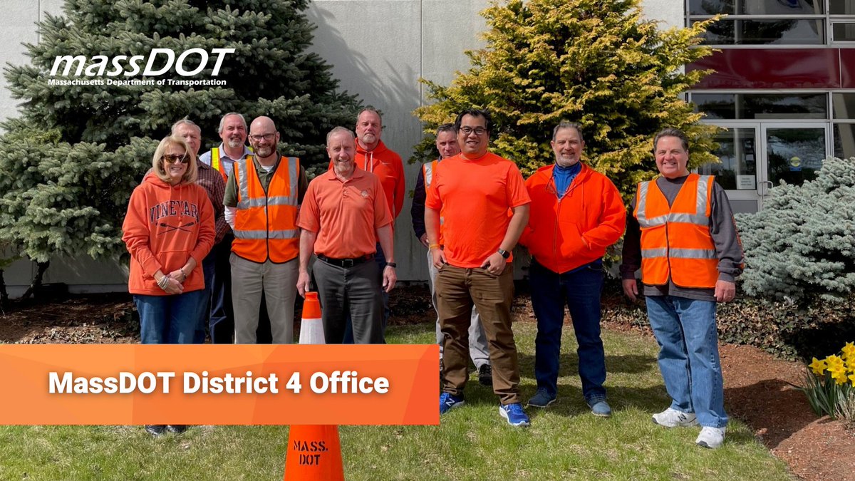 MassDOTSafety's tweet image. From the field to the office, our colleagues in District 4 support #WorkZoneSafety from wherever they are! 🦺

The team is rocking their orange with pride during #GoOrangeDay, promoting #SafeWorkZonesForAll.🧡
