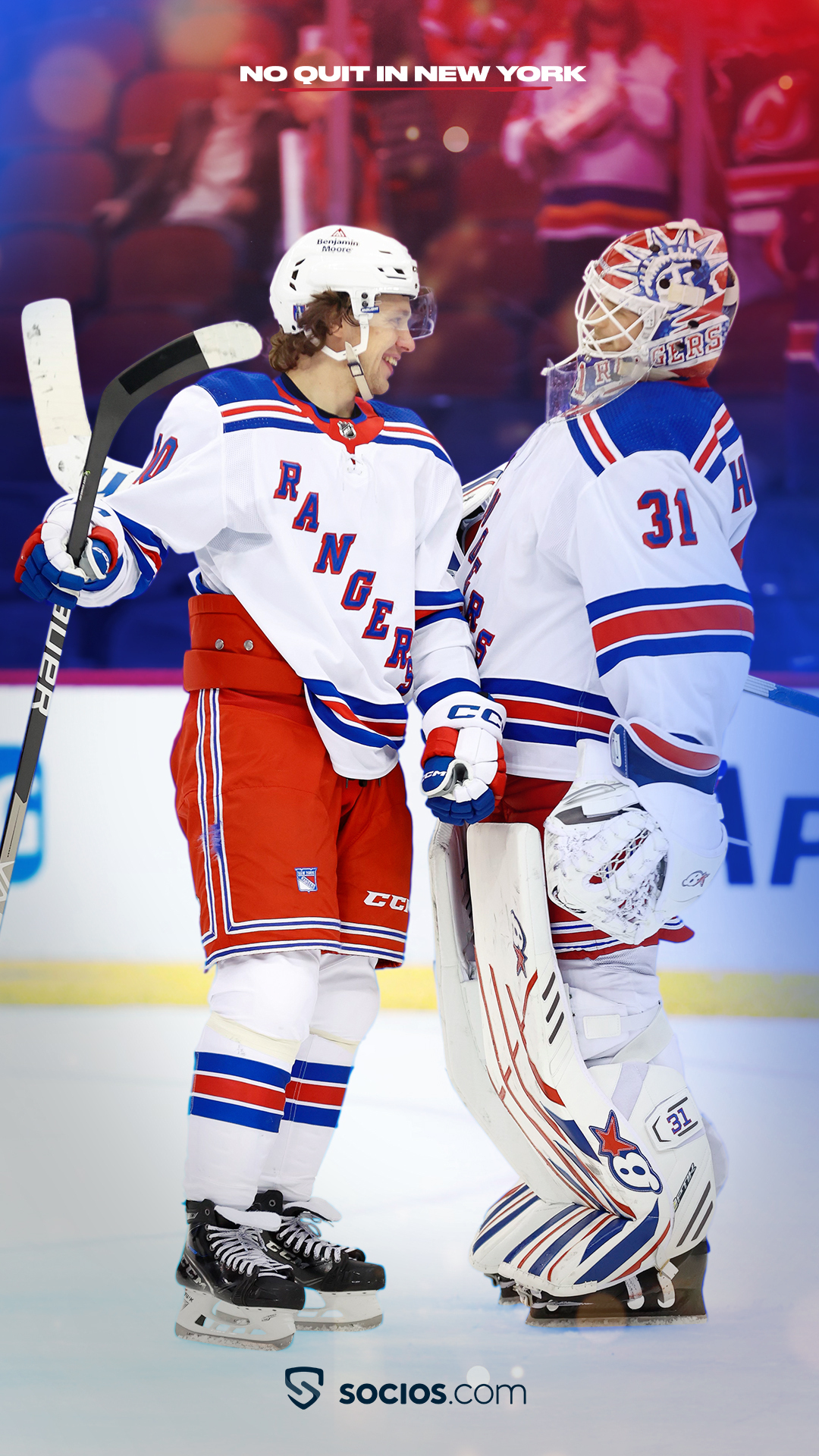 Just in case your lock screen needs an - New York Rangers