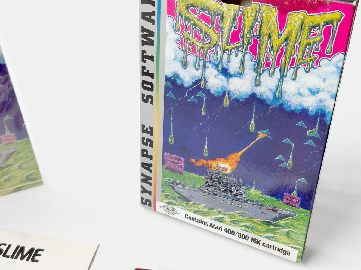 ErnstKrogtoft's tweet image. Q-Bits From my Personal Collection – Slime
retro365.blog/2023/04/19/q-b…
Part four in my series of smaller articles on Synapse Software, as told through the games that defined the company. 
#Slime #SynapseSoftware #SteveHales #Atari #retrogames